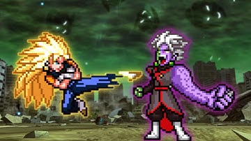 Vegito SSJ3(New) VS Fused Zamasu V2 in Jump Force Mugen