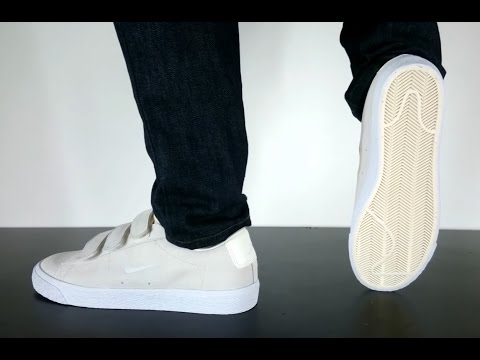 NIKE SB BLAZER LOW AC QS sail sail - YouTube