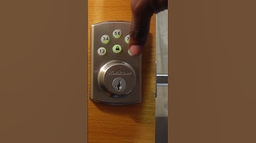 How to Lock and Unlock Kwikset Powerbolt 2 from the Outside
