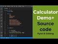 Calculator Demo Source Code - Fyne GUI Golang tutorial 39