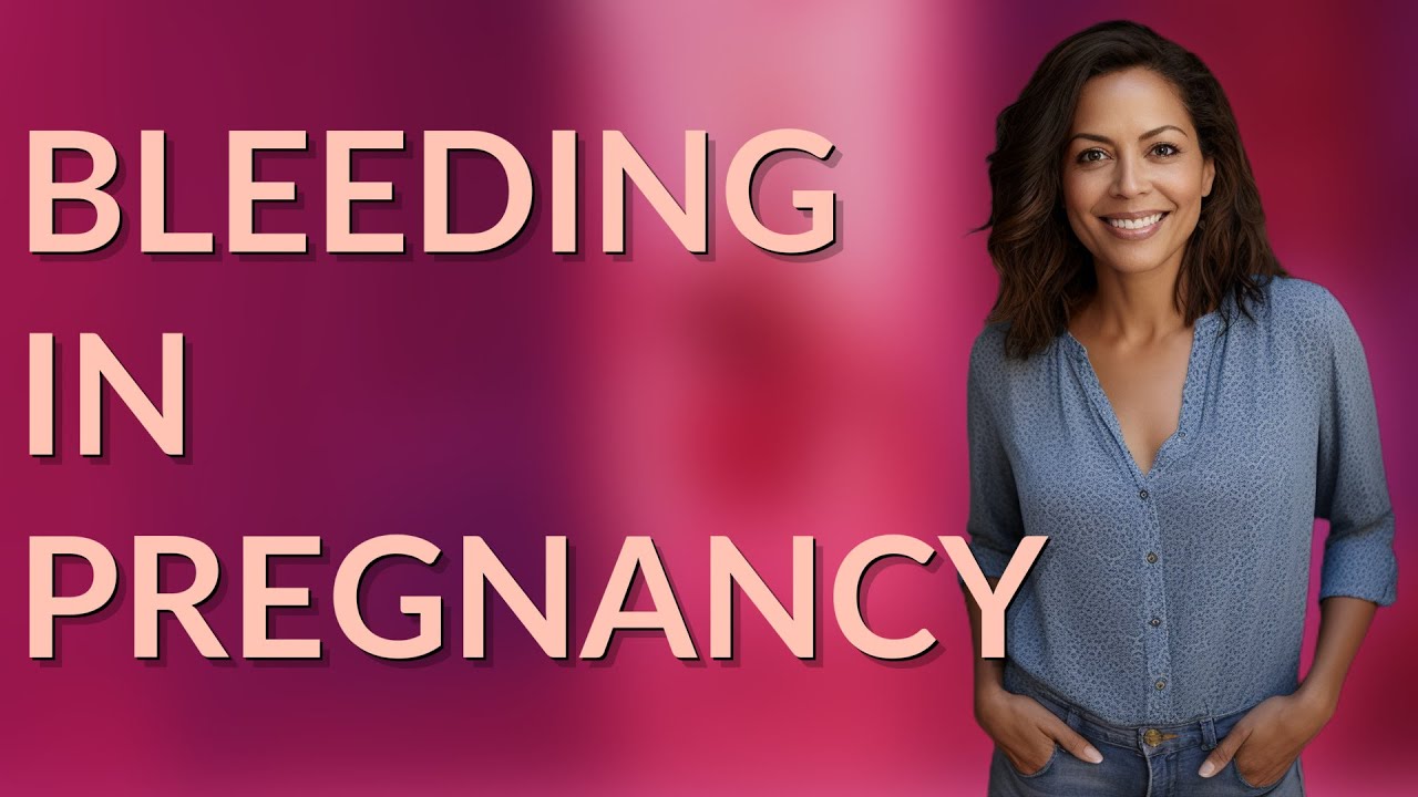 Is Vaginal Bleeding Normal in Early Pregnancy? - YouTube