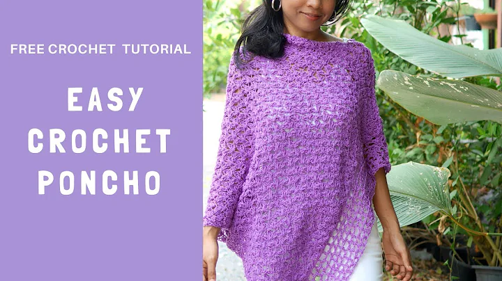 Beginner's Guide: Crochet a Stylish Summer Poncho with Ease!