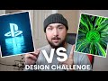 PlayStation VS Xbox 3D Design Challenge (Blender 2.90)