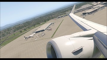 XPlane 11 - ALL DEFAULT: American 737-800 KSEA Departure
