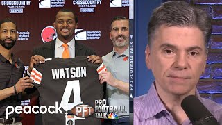 Cleveland Browns fans are 'split' on Deshaun Watson - Mike Florio | Pro Football Talk | NBC Sports