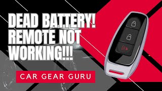 Dead battery, Car Remote Not Working ? No key hole to access car