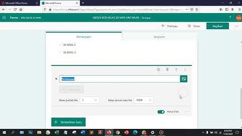 Cara Mudah Membuat Absen BDR di Forms Office365