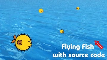 how to make  game in android studio with source code // Flying Fish game