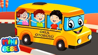 Otobüsün Tekerleği Dönüyor 🚍 Çizgi Film 🛞 MiniBebe Çocuk Şarkıları