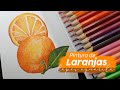 Pintura LARANJAS com lápis de cor AQUARELA Faber Castell I Márcio Graff