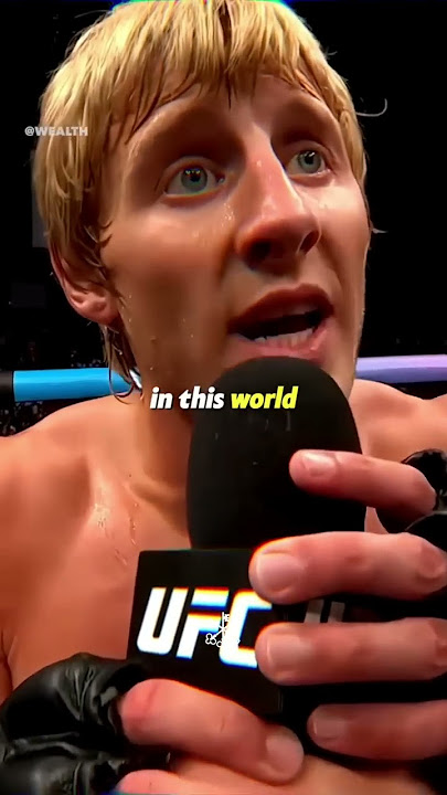 Inspirational message from Paddy Pimblett about mental health