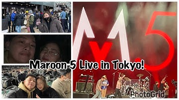 Maroon 5 Live Experience in Tokyo! 🤘🏻🎸