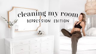 cleaning my room // *depression edition*