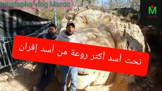 #faissal_vlog #maroc_vlog #افران #فاس  شباب اموزار يبدعون في نحت أكبر صخرة على شكل أسد