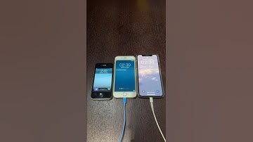 iPhone 4s on iOS 6 vs iPhone 6 on iOS 8 vs iPhone X on iOS 16 boot up test #shorts #iphone #ios