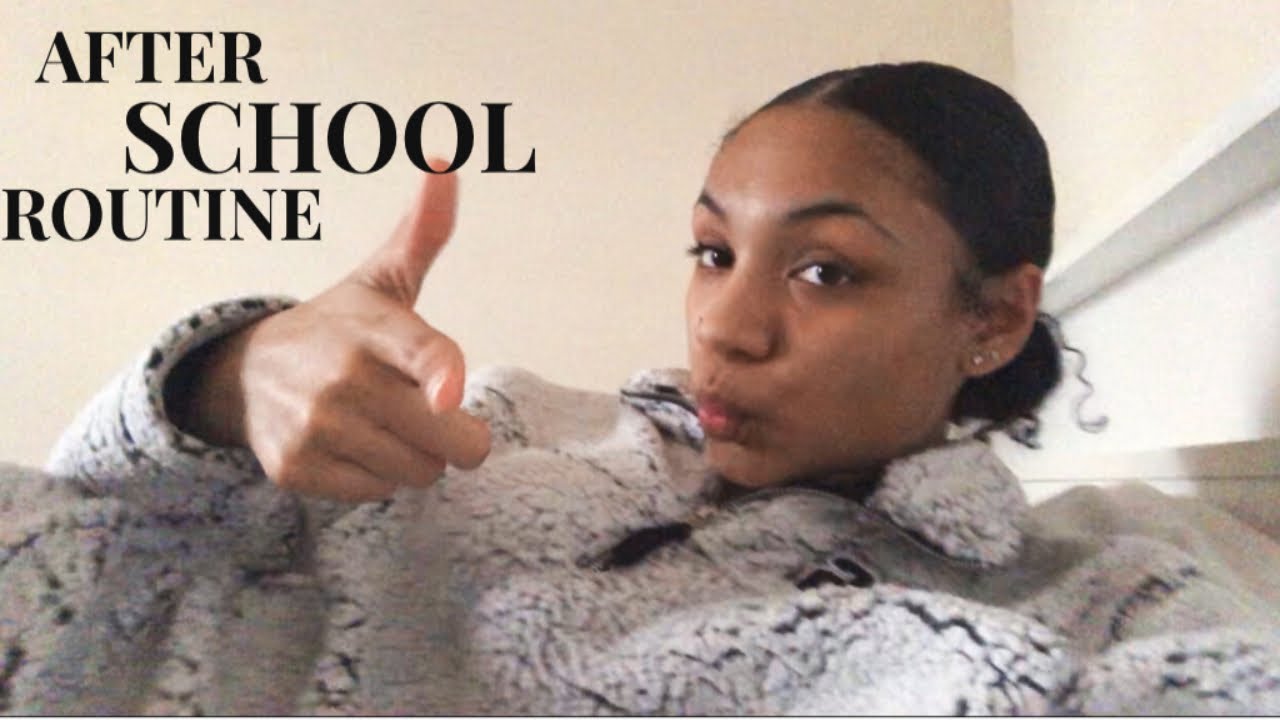 average highschool nighttime routine YouTube