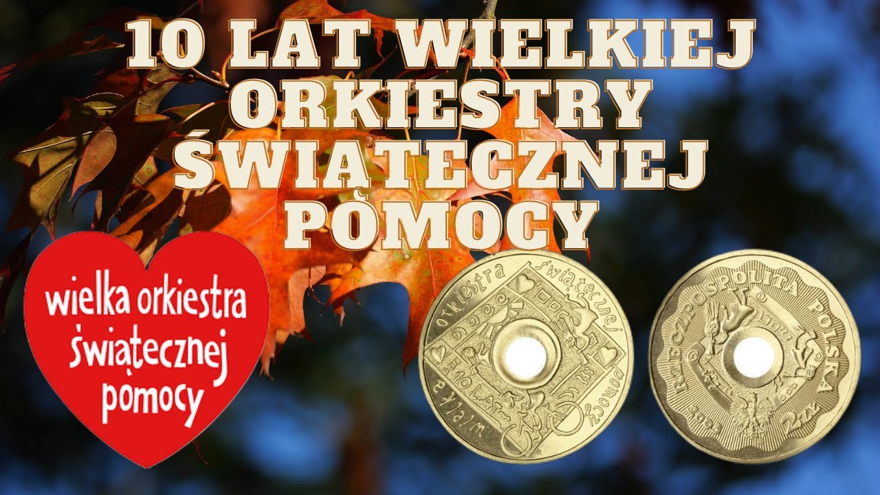 10 lat Wielkiej Orkiestry Świątecznej Pomocy moneta 2 zł, 2003 rok