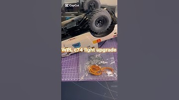 NEW WPL C74-1 jimny Light Upgrade.#rc4azus #rccar #wplc74 #wpl2024 #gypsy #suzukigypsy #wpl