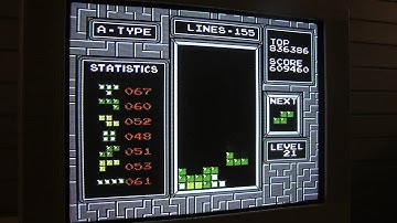 TETRIS NES NTSC lvl 17 max out