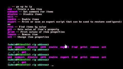 Basic Terminal Command MikroTik - Bahasa Indonesia