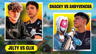 JELTY VS COMADON Y CLIX! Enfrentamientos entre PRO PLAYERS en CASHCUP! (Jelty/Muzz/Pgod/Clix etc)