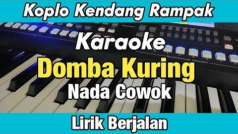 Karaoke - Domba Kuring Nada Cowok Koplo Kendang Rampak Lirik Berjalan
