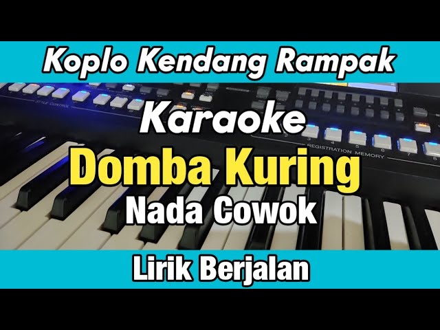 Karaoke - Domba Kuring Nada Cowok Koplo Kendang Rampak Lirik Berjalan class=