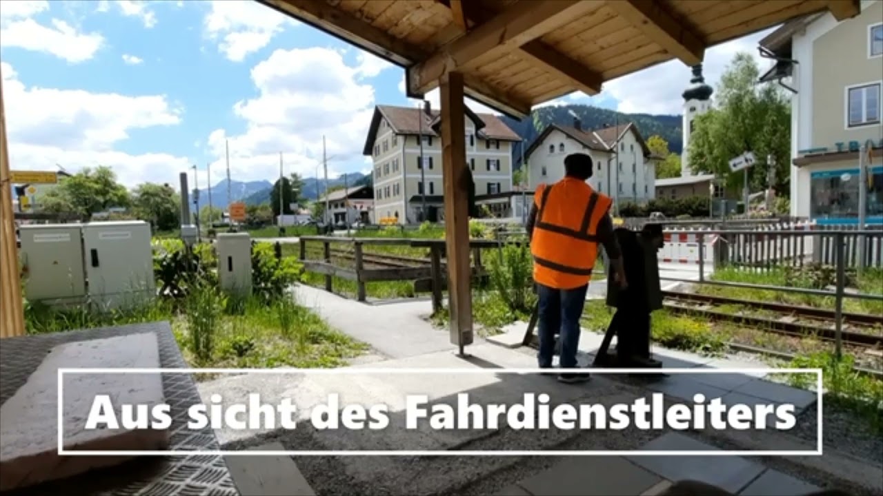 Großer Mechanischer Bahnübergang Hausham Schlierseer Straße