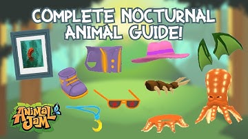 How To Catch All The Nocturnal Animals and Insects! Animal Jam Play Wild