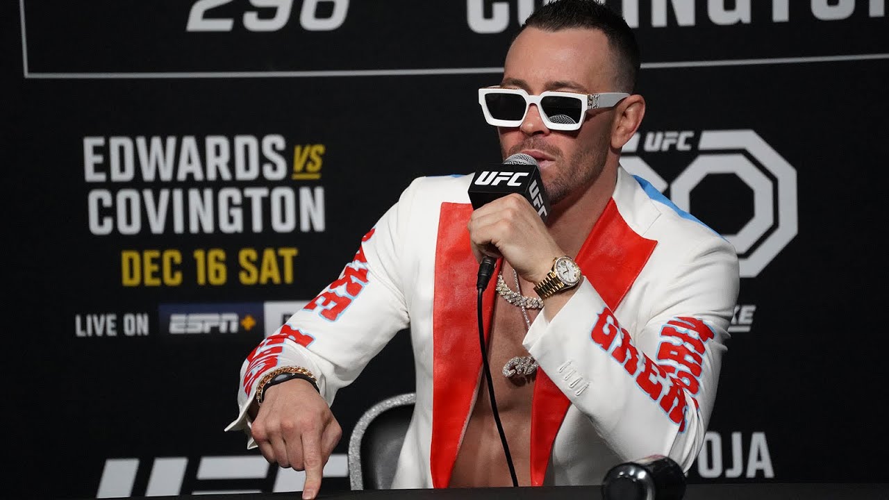 Colby Covington tells LeBron James to 'leave America' after NBA star was  seen sitting during National Anthem