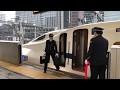 Change of Drivers Shinkansen Japanese Bullet Train