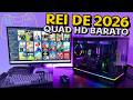 O PC GAMER PERFEITO DE 2026! MONTEI O COMBO MAIS CUSTO-BENEFÍCIO DO ANO!