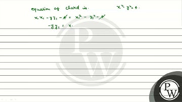 The locus of the mid points of the chords of the hyperbola \( x^2-y^2=4\), which touch the parab....