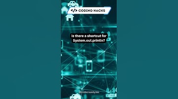 Faster Coding in Java #JavaTips #CodingShortcuts #SystemOutPrintln #JavaDevelopment #shorts