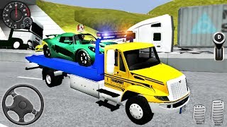 Gas Station 2: Highway Service Parking - Tow Truck and Flatbed Trailer Job - Android GamePlay screenshot 2