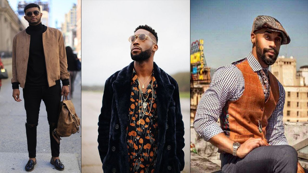 Latest Black Men's Fashion | Black Skin Men Outfit Ideas | Black Men's ...