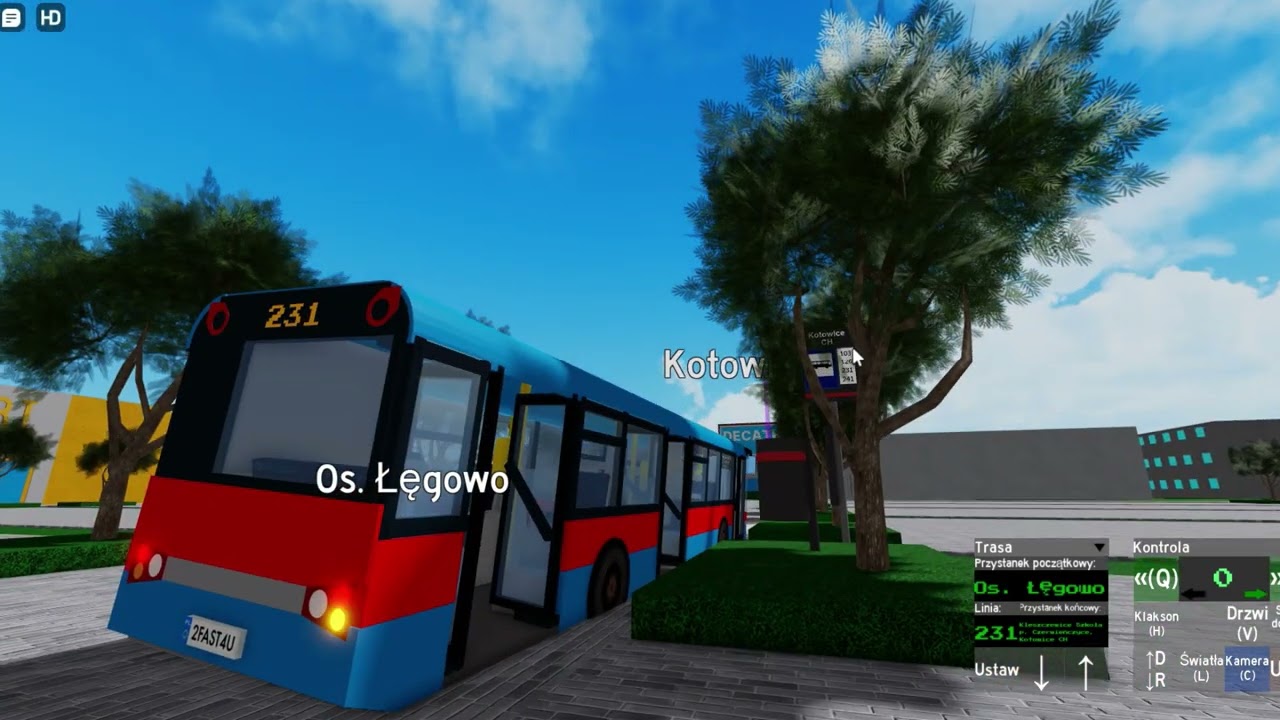 Urbanmove Fredrixa - linia 231 (Roblox)