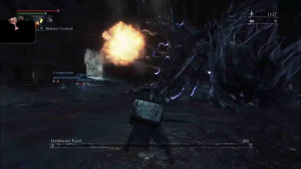 Bloodborne Darkbeast Paarl molotov kill YouTube