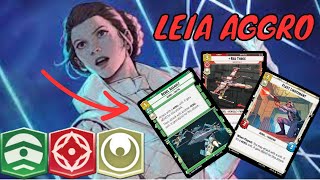 My Favorite Budget Deck | Leia Red Aggro | Star Wars Unlimited | Deck Breakdown