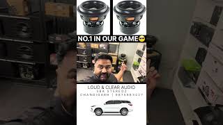 Sound Quality LOUD AUDIO Upgraded in Toyota FORTUNER at sba stereoz Chandigarh #caraudio #chandigarh