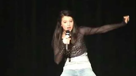 Gwendolyn Clark singing "Bless the Broken Road"