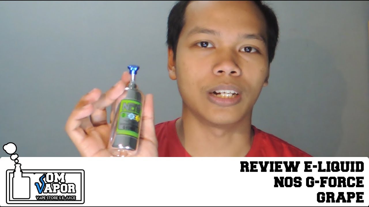 REVIEW ELIQUID NOS GFORCE OM VAPOR YouTube