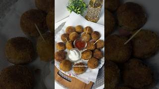 Trending recipe of crispy bread balls recipe #shorts #shortvideo #recipe #snacks #potato #bread