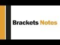 ( Editor's Info ) Brackets Notes + Some Abbreviation بعض الاختصارات والادوات المساعدة فى البرنامج