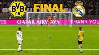 Borussia Dortmund vs Real Madrid - Penalty Shootout | Final UEFA Champions League 2024 | PES