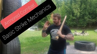 Armored Combat. Basic Sword Strike Practice