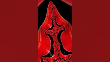#shorts #fractalart #psychedelic Red Fractal Animation: A Visual Journey Through Complexity