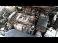 Mazda 626 rölantide motor ve egzoz sesi