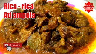 Resep Cara Membuat Sambal Goreng Kentang Ati Ampela Balado Pedas Tanpa Santan Enak dan Sederhana