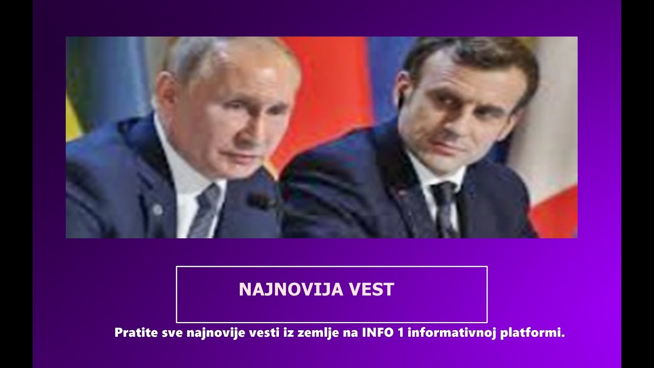 Hladan tuš iz Moskve za Makrona..? - INFO 1